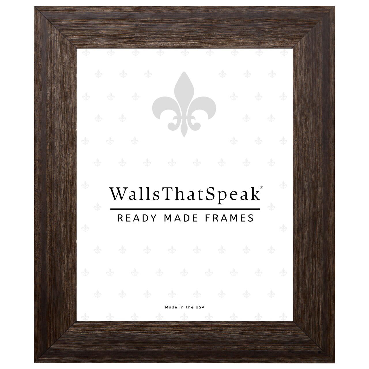 11x14 Picture Frame, Driftwood 15 1.5 Inch Wood Moulding, Wall Display Frame for Art, Posters, or Photos by wallsthatspeak